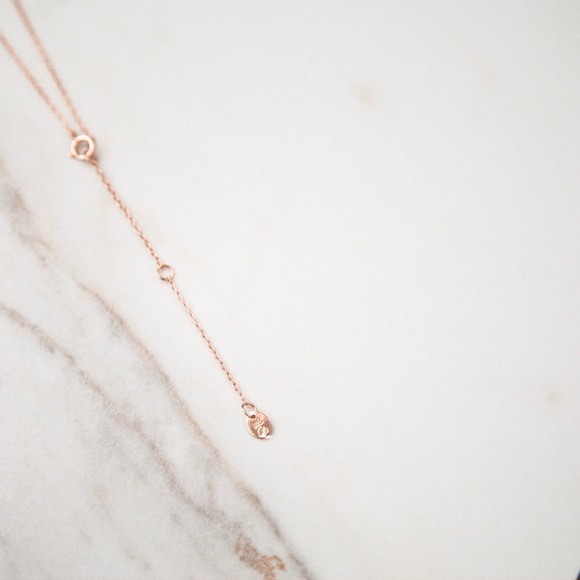 Horse Bit Necklace | 14k Rose Gold Plated - Picture 4 of 5